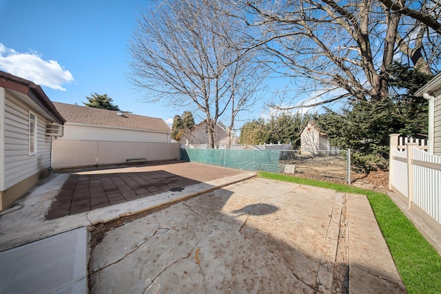 view of yard with a patio