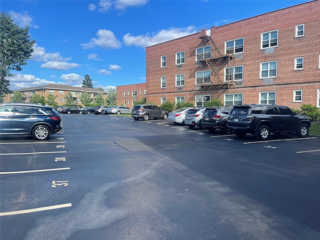 view of uncovered parking lot