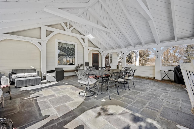 100 Pleasant Hill Rd, New Windsor, NY 12553 - view of patio / terrace with outdoor dining space