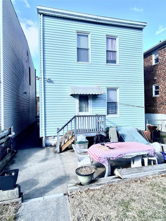 view of rear view of house