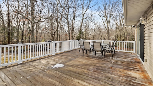 view of deck