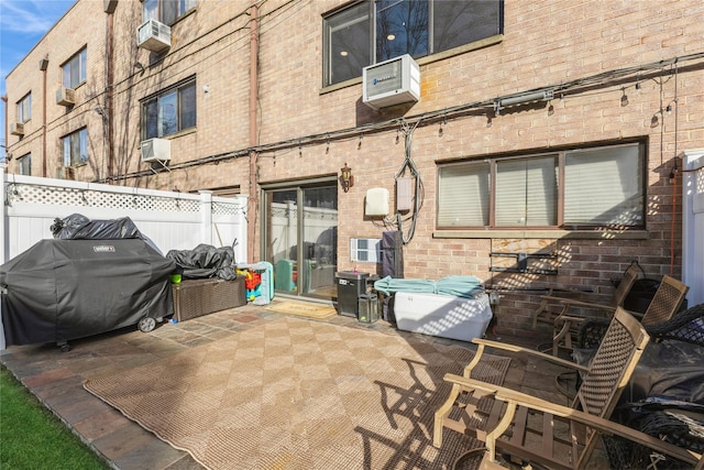 rear view of house with a patio area