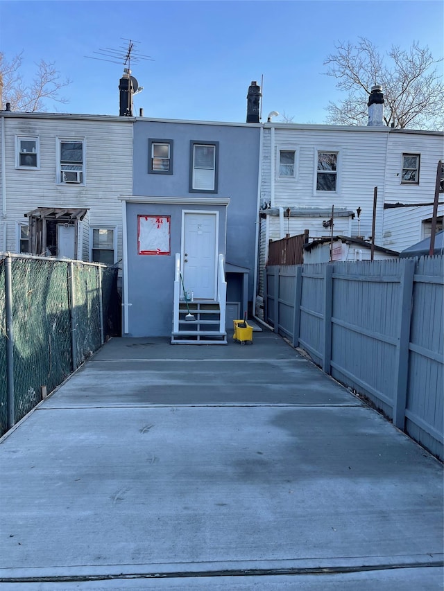 view of rear view of property