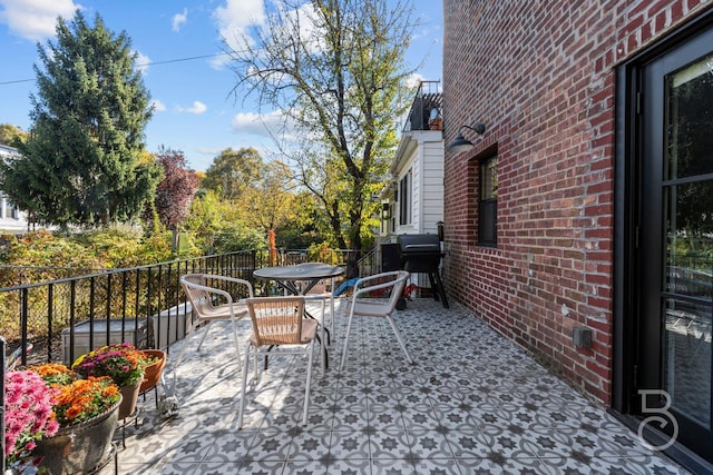 view of patio / terrace with grilling area