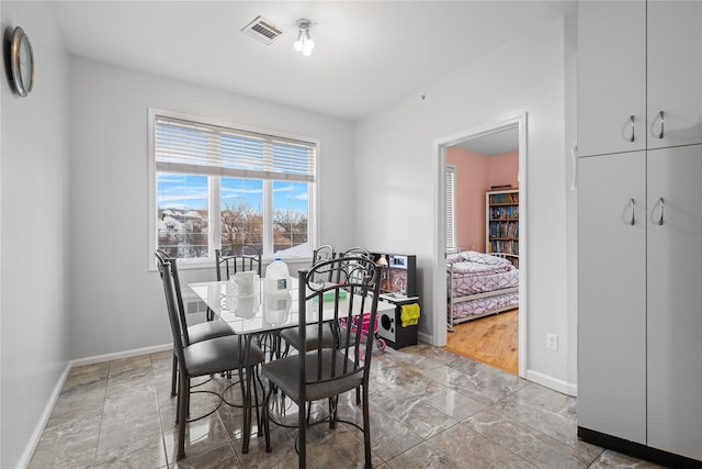 view of dining room