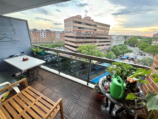 70-25 Yellowstone Blvd Unit 7U, Forest Hills, NY 11375 - balcony with a view of city