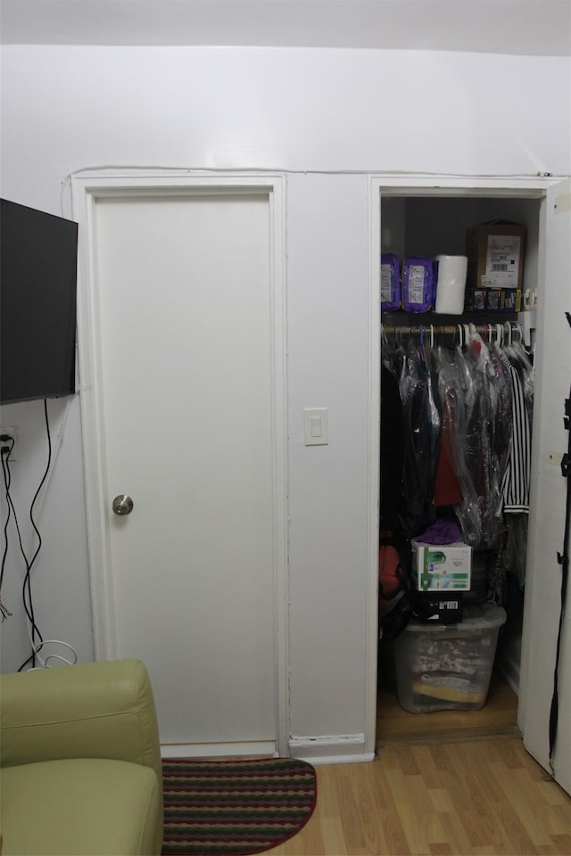 view of closet