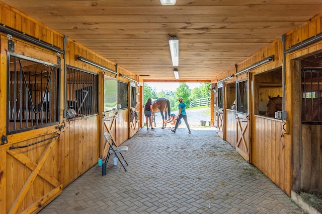 view of stable