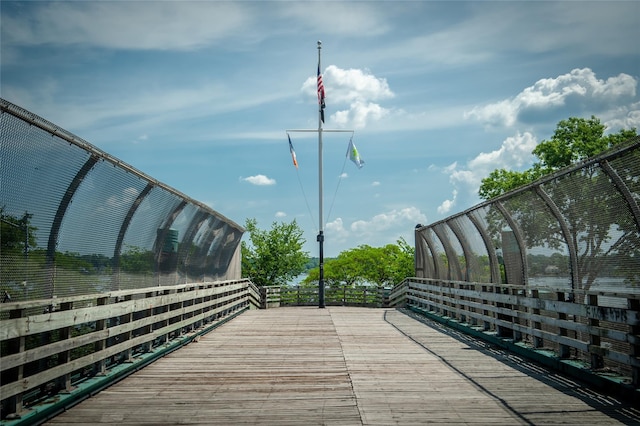 view of deck