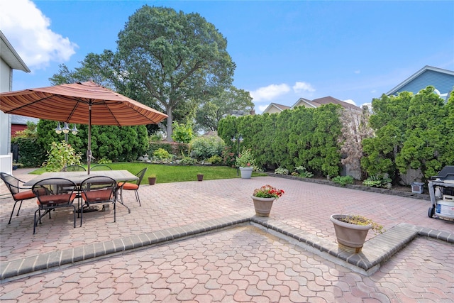 view of patio