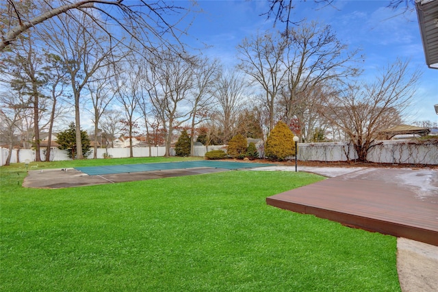 view of yard with basketball court