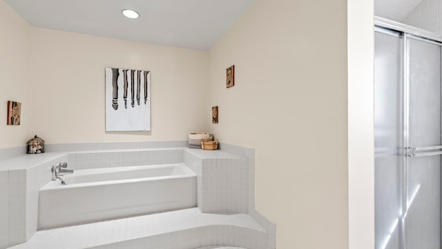 bathroom with a bathing tub