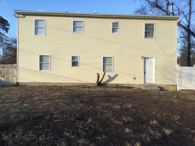 view of rear view of property