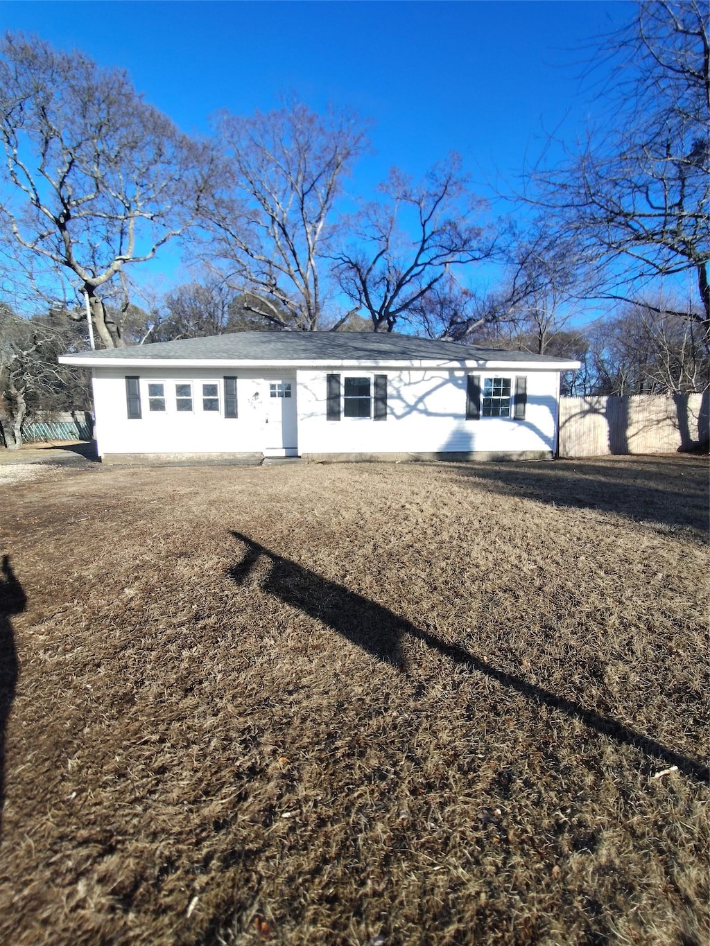 view of ranch-style home