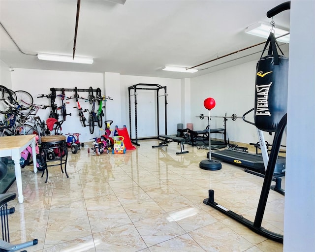 view of exercise room