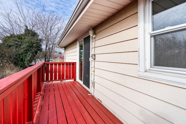 view of deck