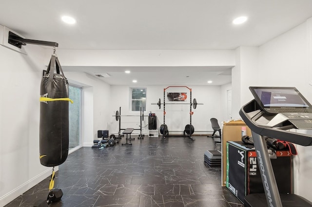 view of workout room