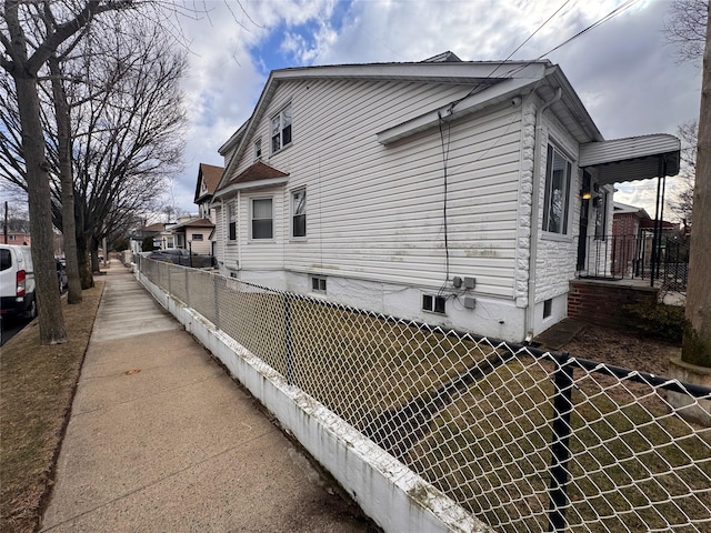 view of side of home