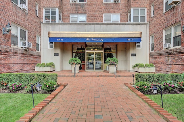 entrance to property with cooling unit