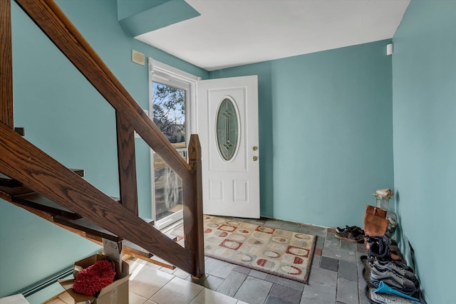 view of entrance foyer