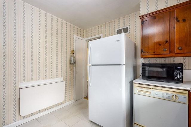 kitchen with white appliances