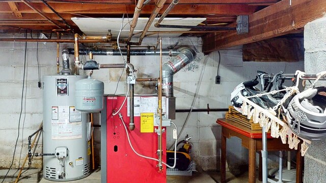 utilities with gas water heater