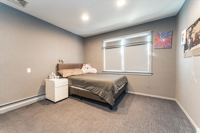 bedroom featuring carpet floors