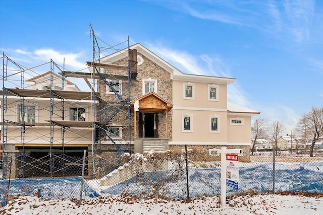 view of front of home