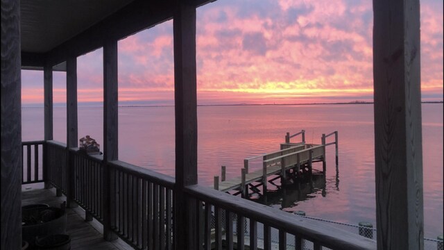 49 Bayview Ave W, Lindenhurst, NY 11757 - dock with a water view and boat lift