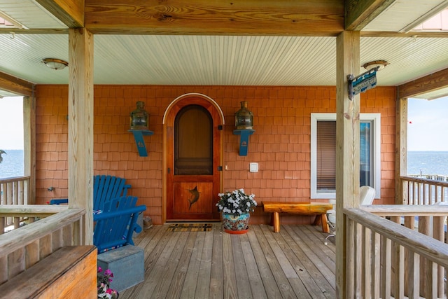 49 Bayview Ave W, Lindenhurst, NY 11757 - porch with a water view