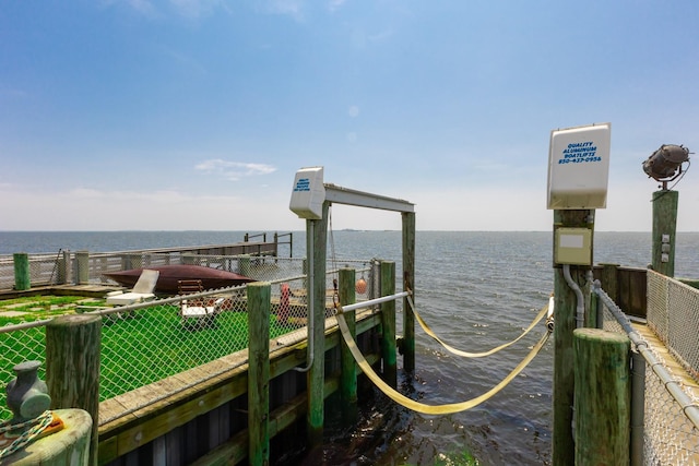 49 Bayview Ave W, Lindenhurst, NY 11757 - dock area featuring a water view