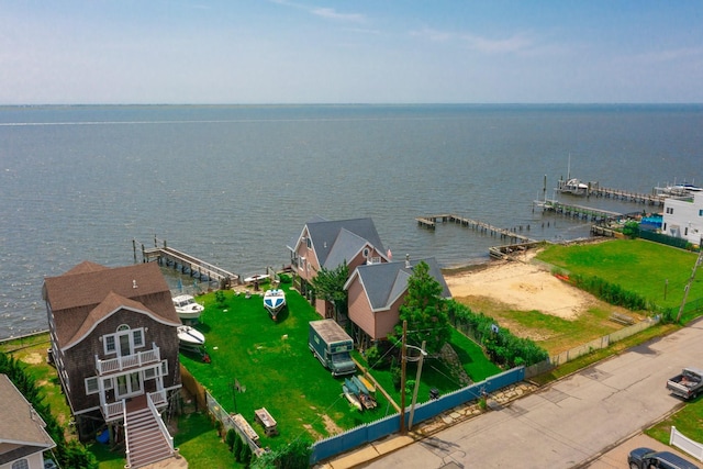 49 Bayview Ave W, Lindenhurst, NY 11757 - bird's eye view of a nearby body of water