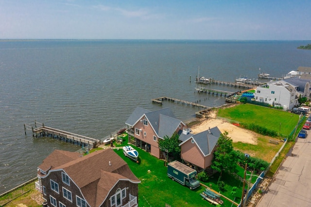 49 Bayview Ave W, Lindenhurst, NY 11757 - drone / aerial view of a large body of water