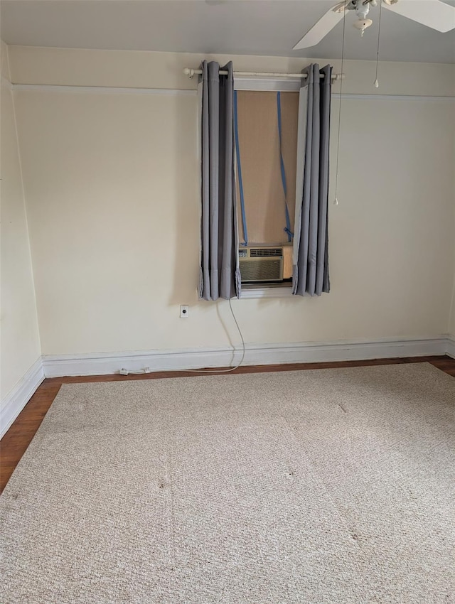 72-34 Austin St Unit D4, Forest Hills, NY 11375 - unfurnished room with ceiling fan and wood finished floors