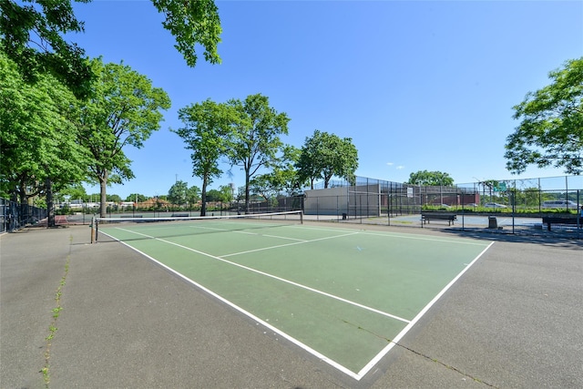 view of sport court