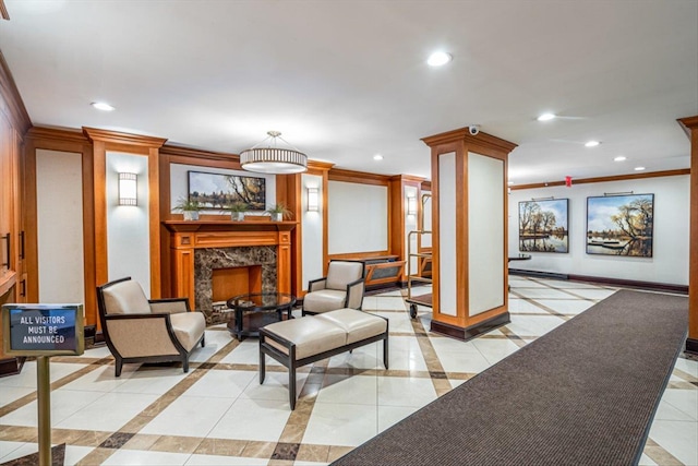 view of building lobby