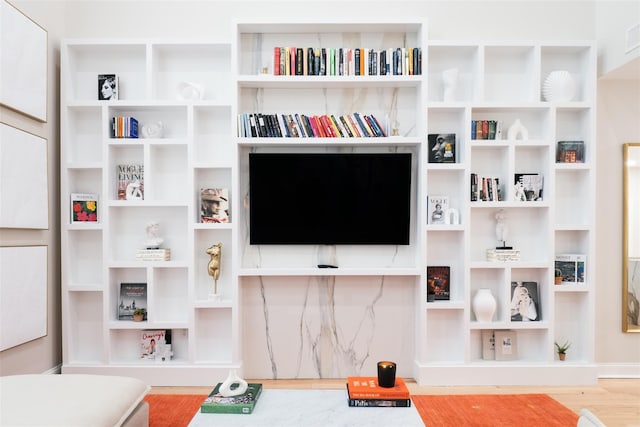 interior space featuring hardwood / wood-style flooring