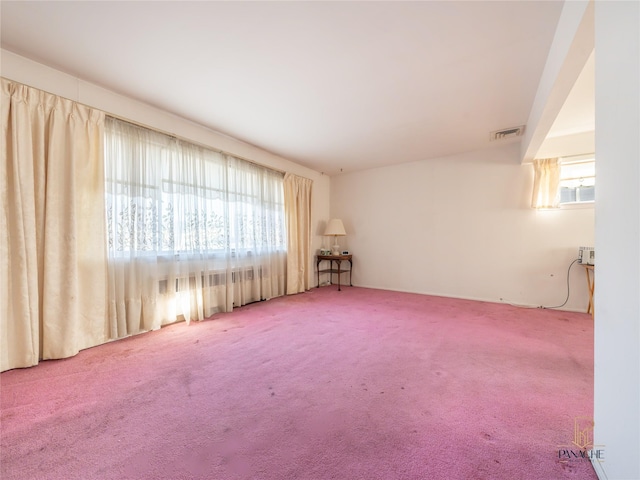 spare room with carpet flooring