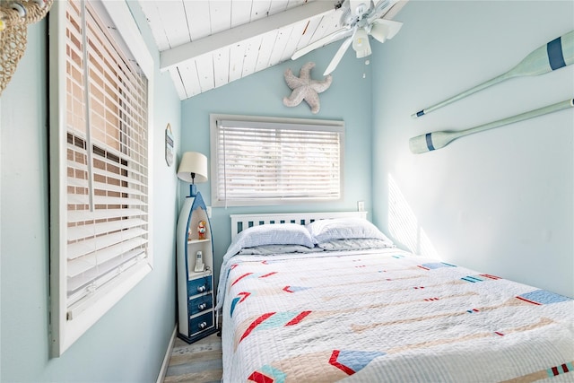 47 Woodcliff Trl, Baiting Hollow, NY 11933 - bedroom featuring vaulted ceiling and wood ceiling