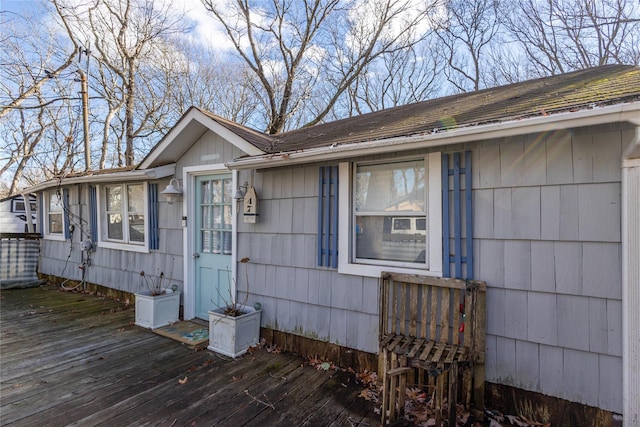 47 Woodcliff Trl, Baiting Hollow, NY 11933 - exterior space featuring a deck