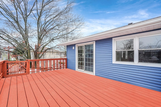 view of deck