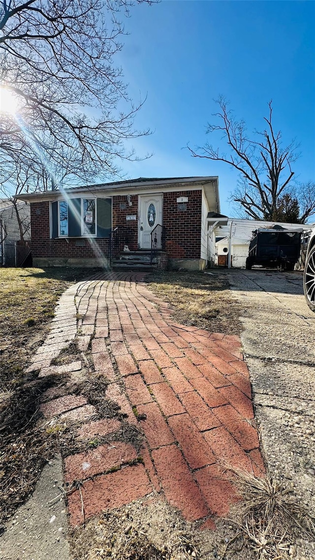 view of front of home