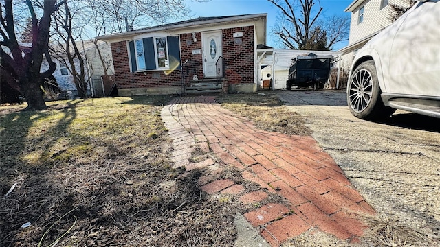 view of front of home