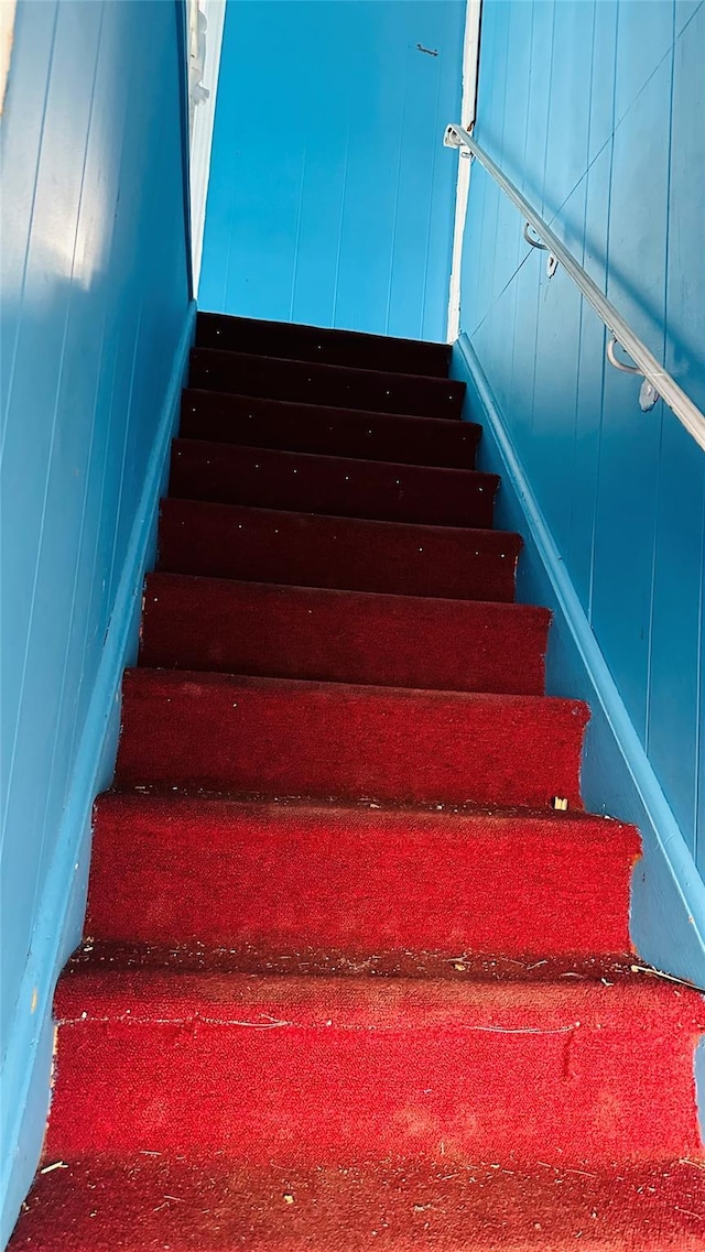 view of staircase