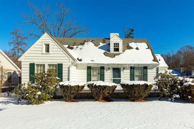 view of front of home