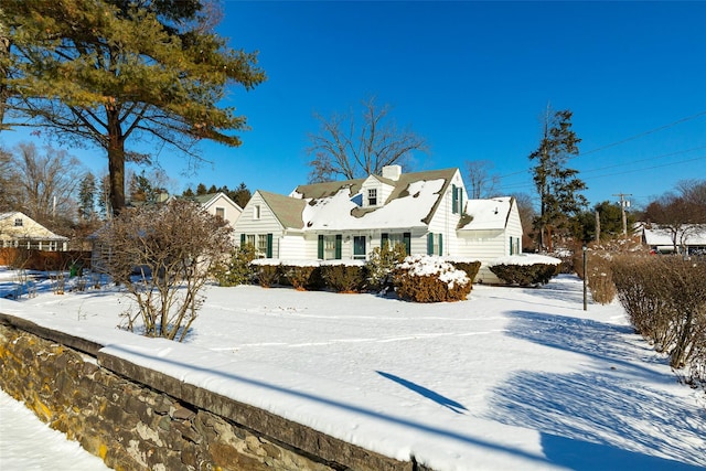 view of front of home