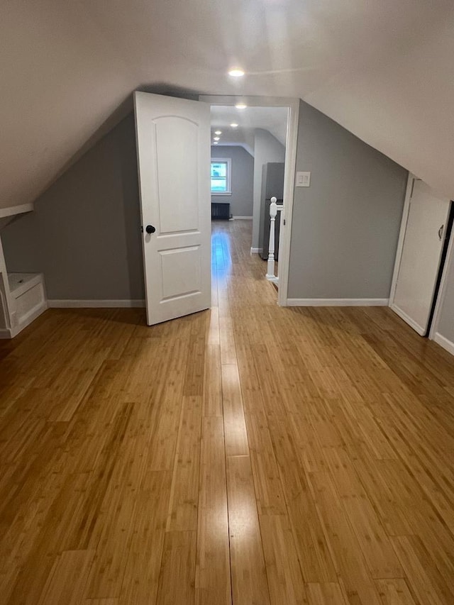 18806 Brinkerhoff Ave, Cambria Heights, NY 11412 - bonus room with lofted ceiling and light hardwood / wood-style flooring