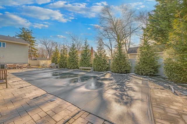 exterior space with a patio