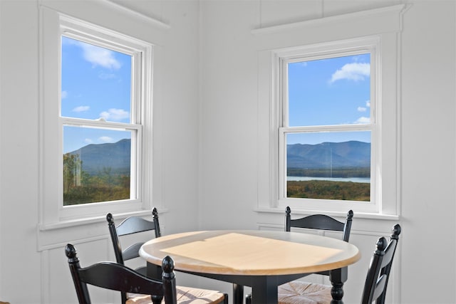 169 Baker Rd, West Hurley, NY 12491 - dining room with a mountain view