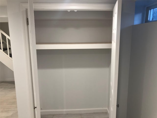 view of closet